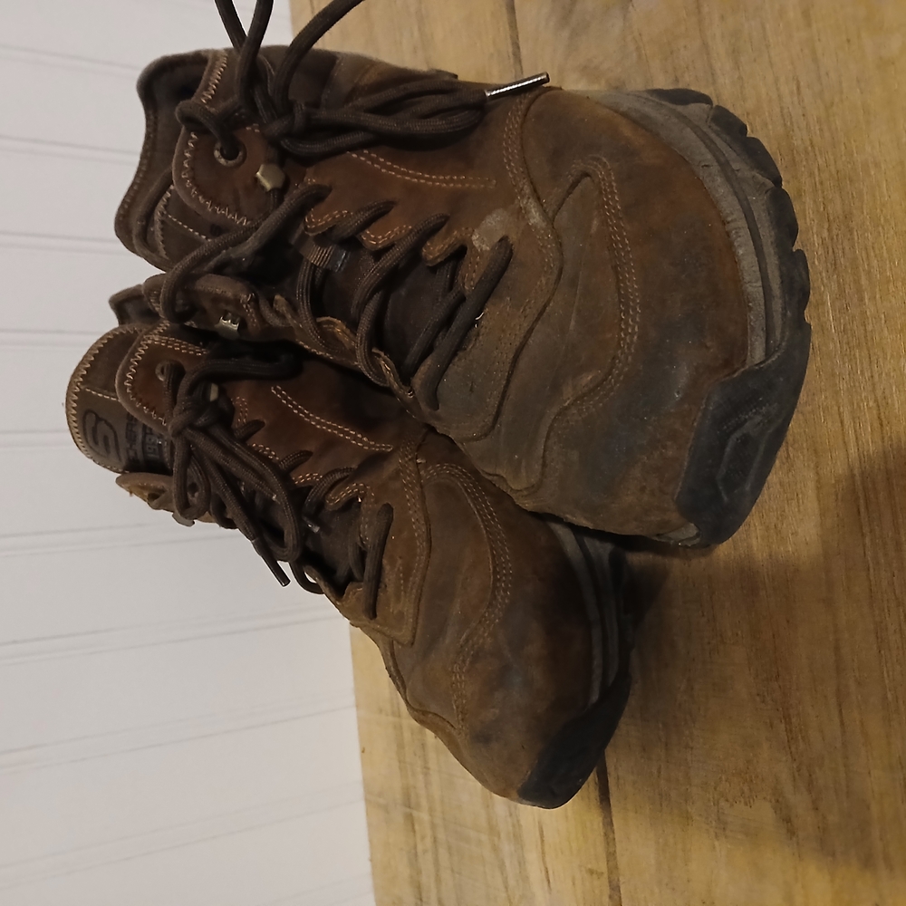 Skechers Brown Rugged Leather Boots